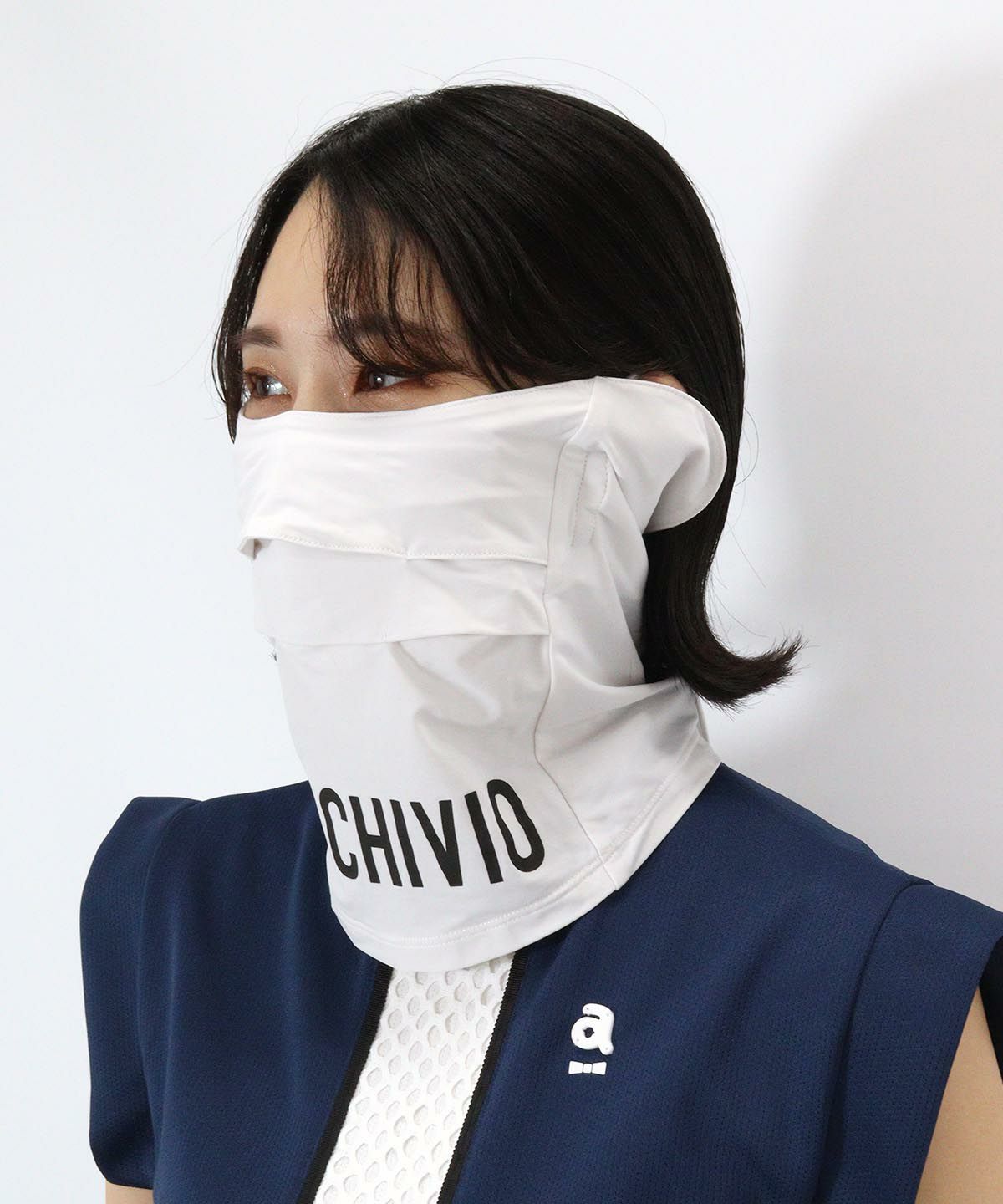 フェイスカバー着用画像