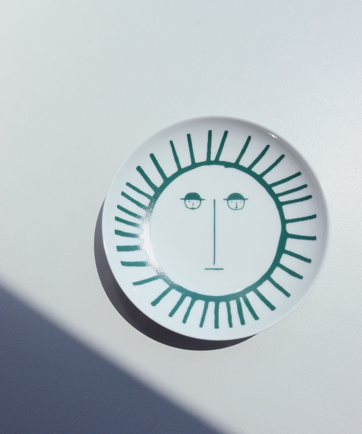 15cm SMALL PLETE HASAMIYAKI-SUN-(グリーン）