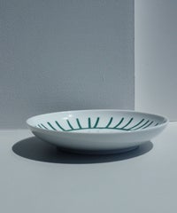15cm SMALL PLETE HASAMIYAKI-SUN-サイド(グリーン）