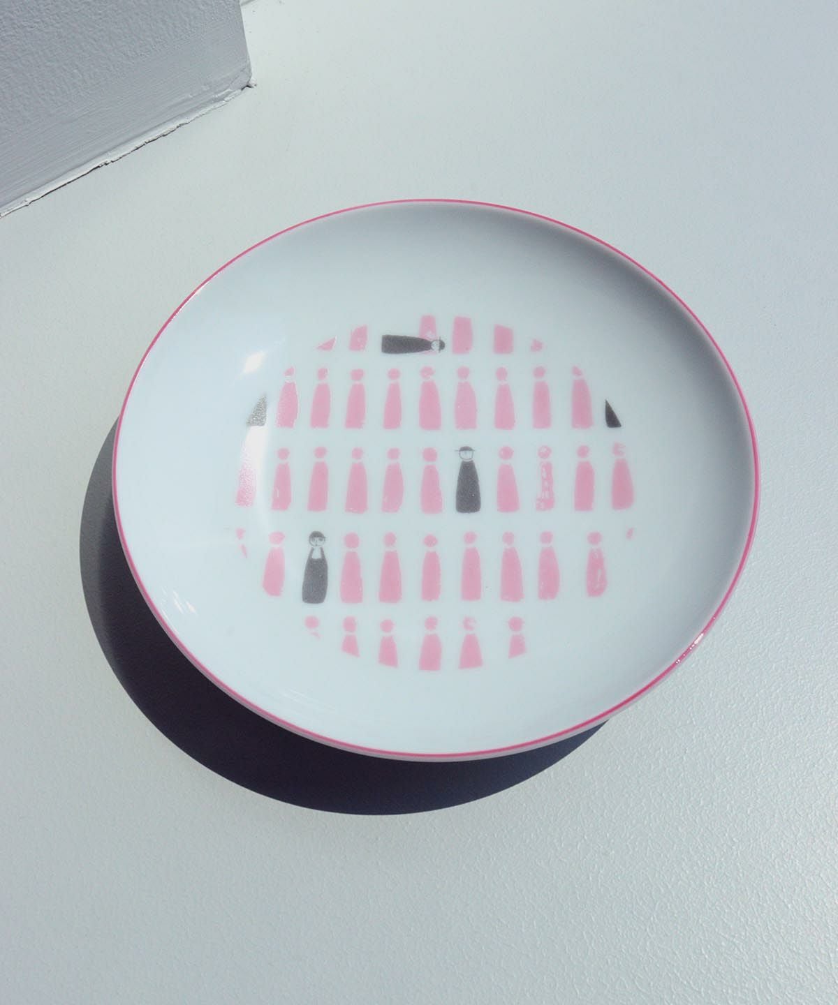 15cm PLATE HASAMIYAKI-PIKO-（ピンク）