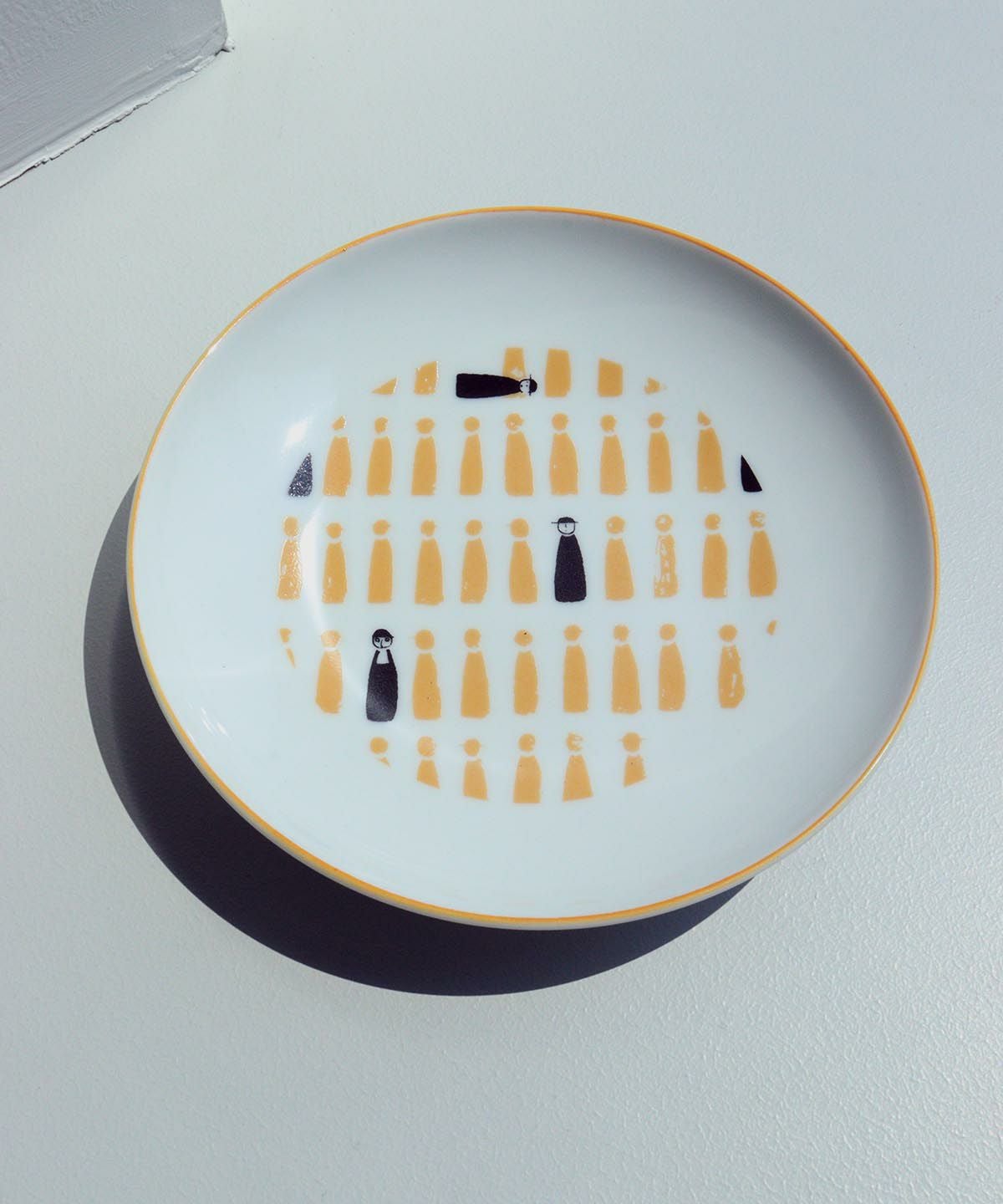 15cm PLATE HASAMIYAKI-PIKO-（イエロー）