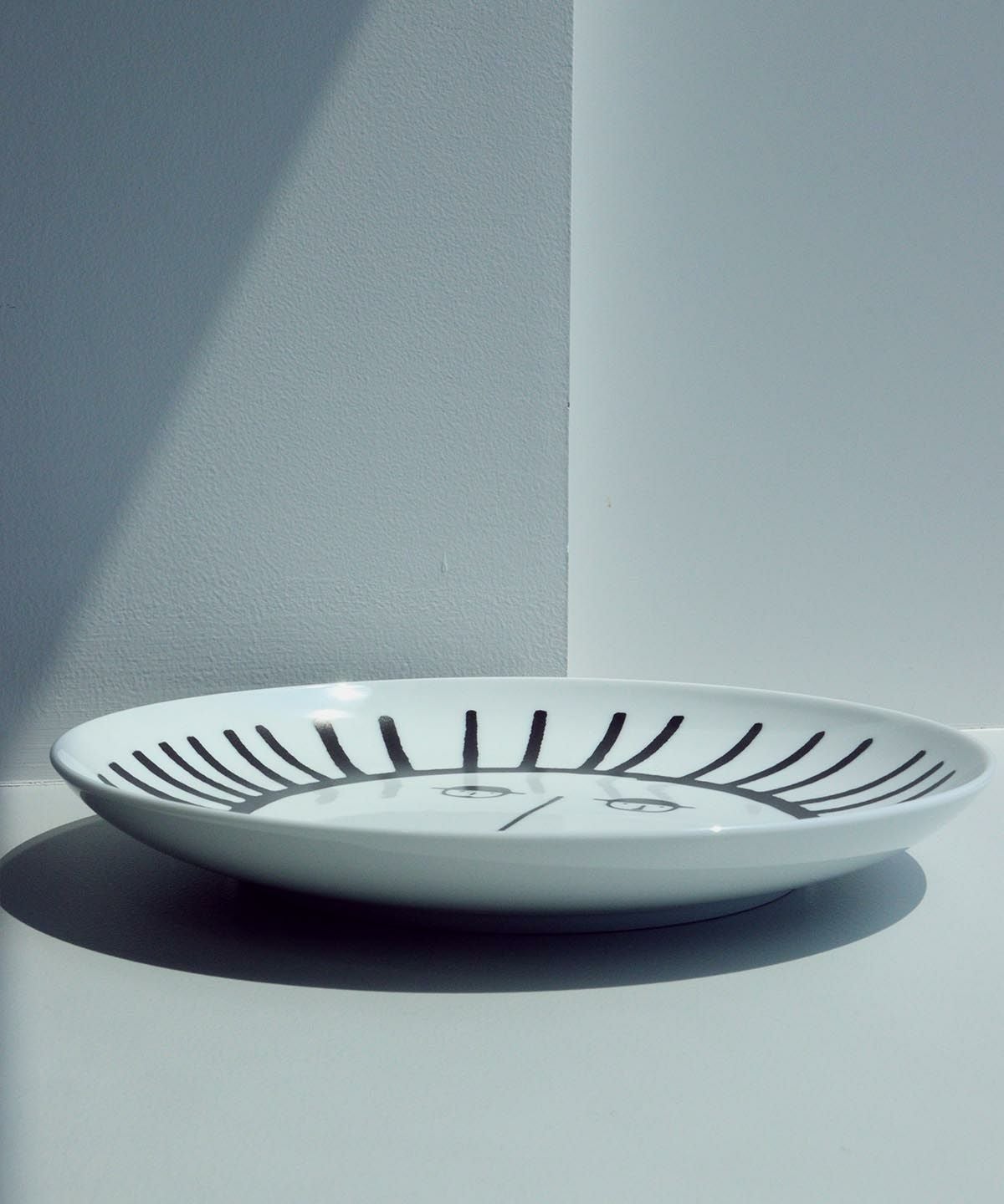 24cm BIG PLATE HASAMIYAKI-SUN-サイド（ブラック）