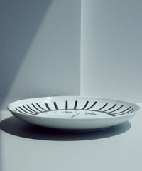 24cm BIG PLATE HASAMIYAKI-SUN-サイド（ブラック）