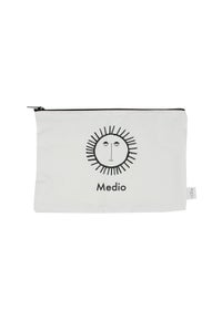 ポーチM  太陽（ホワイト）