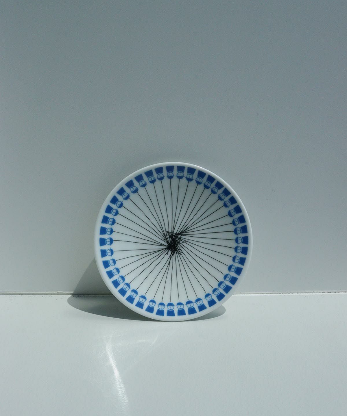 9cm MINI PLATE HASAMIYAKI-和-（ブルー）