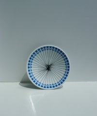 9cm MINI PLATE HASAMIYAKI-和-（ブルー）
