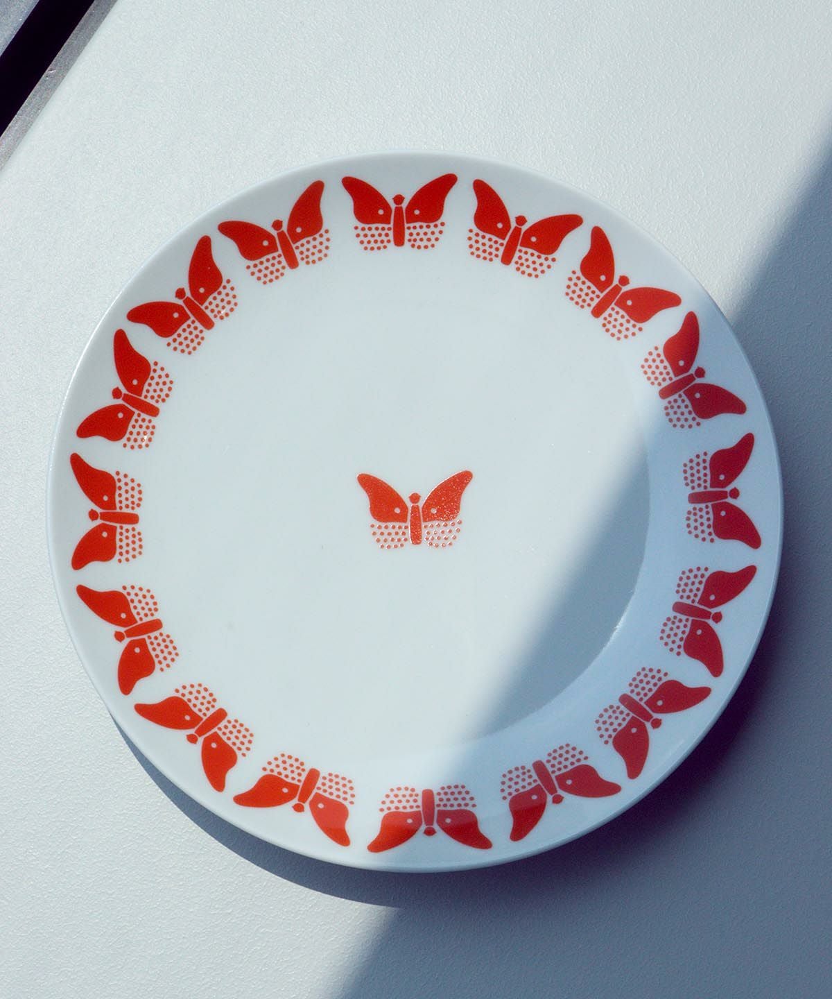 18cm MIDIUM PLATE HASAMIYAKI-BUTTERFLY-（オレンジ）
