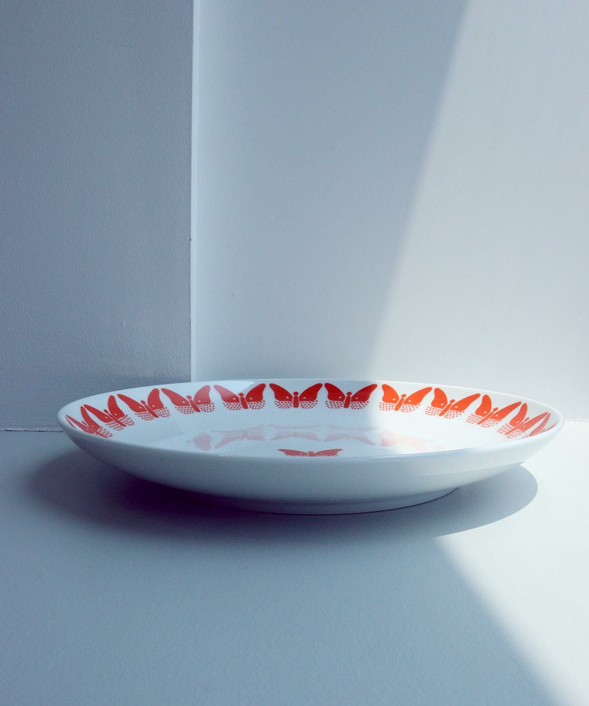 24cm BIG PLATE HASAMIYAKI-BUTTERFLY-（オレンジ）