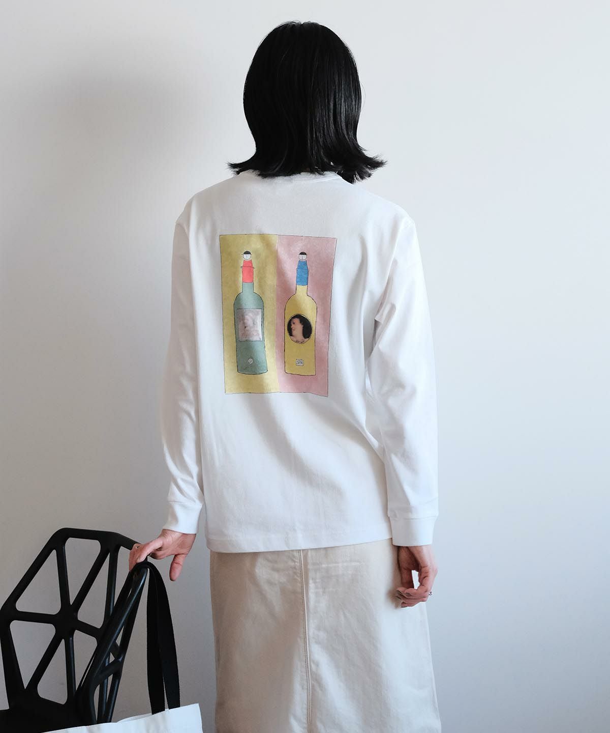 モデル着用画像（ホワイト）