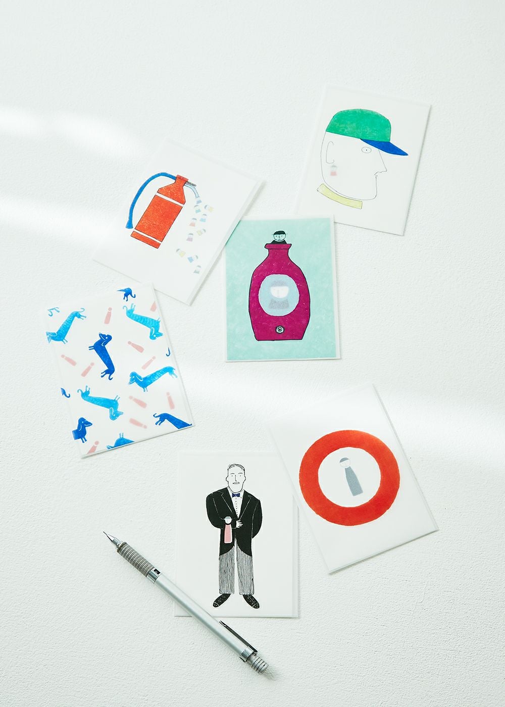 ミニレターセット(6種1セット)（6種）