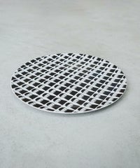 FLAT PLATE 22cm【有田焼】横】(ブラック)