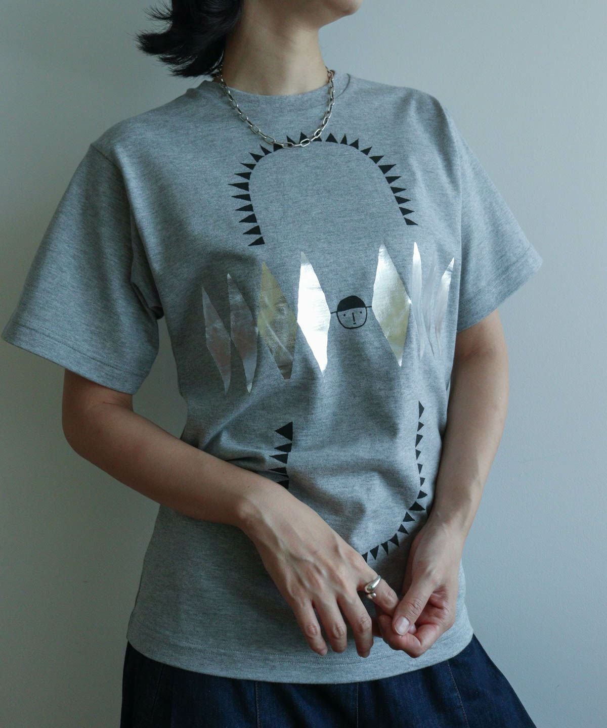 着用写真（グレー）