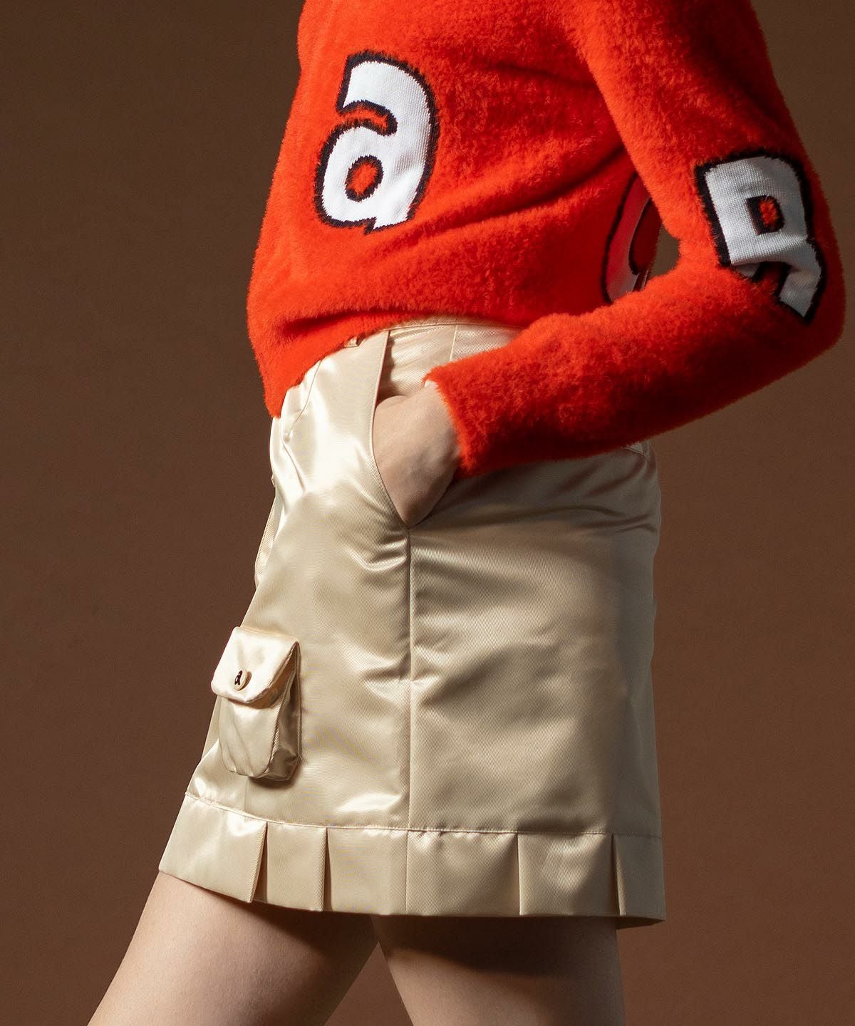 ウール混裾プリーツスカート|アルチビオ-アウトレット- - ゴルフウェア