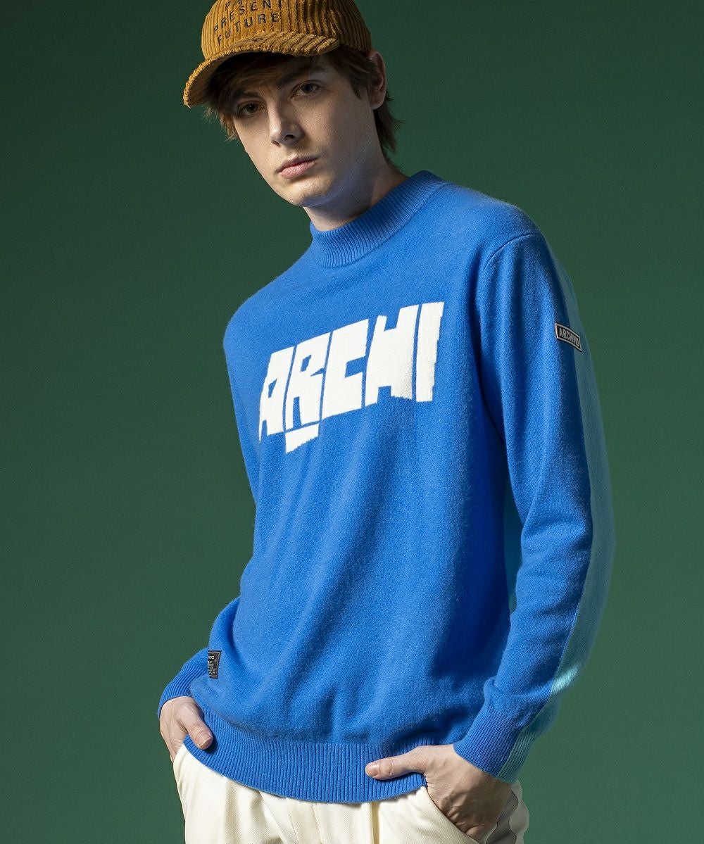 ARCHIVIO アルチビオ　メンズ　カシミヤ100% ニット長袖プルオーバー メンズ】 カシミヤ100%ニット長袖プルオーバー|アルチビオ