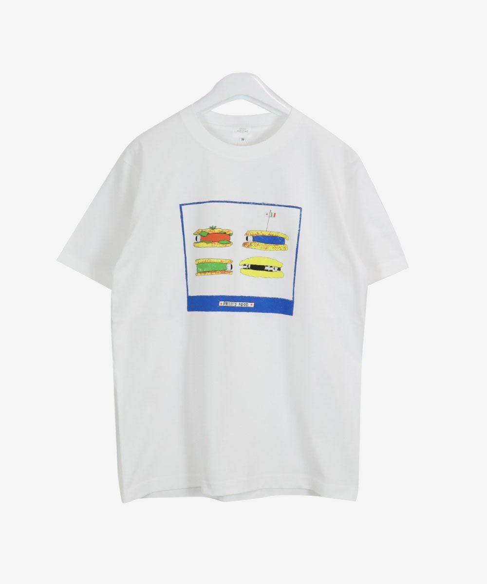 Tシャツ(Hamburger)（ホワイト）