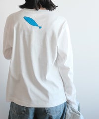 モデル着用画像（ホワイト×ブルー）
