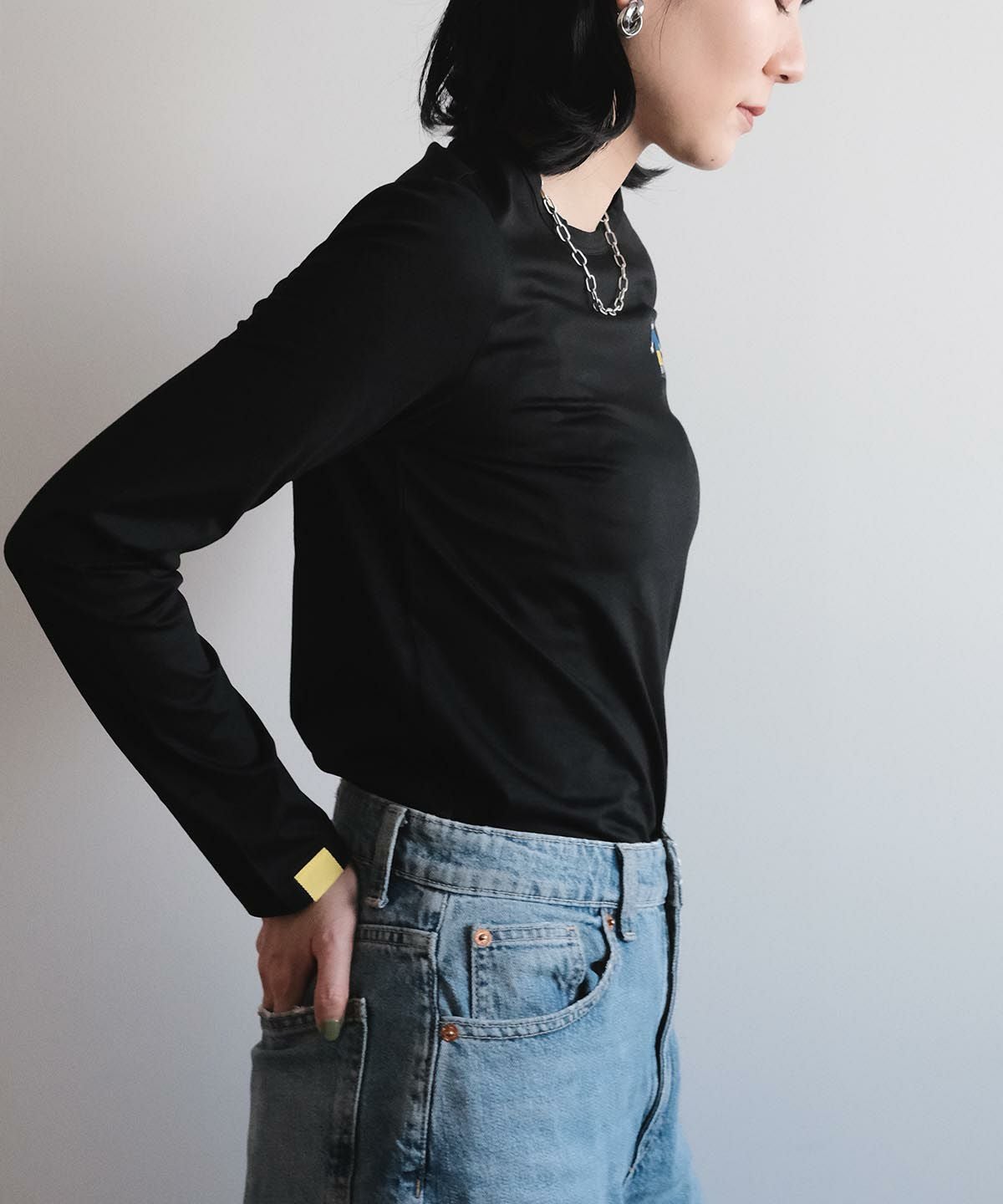 ワンポイント刺繍ロングスリーブTシャツ|カーサピッコーネ - ゴルフ