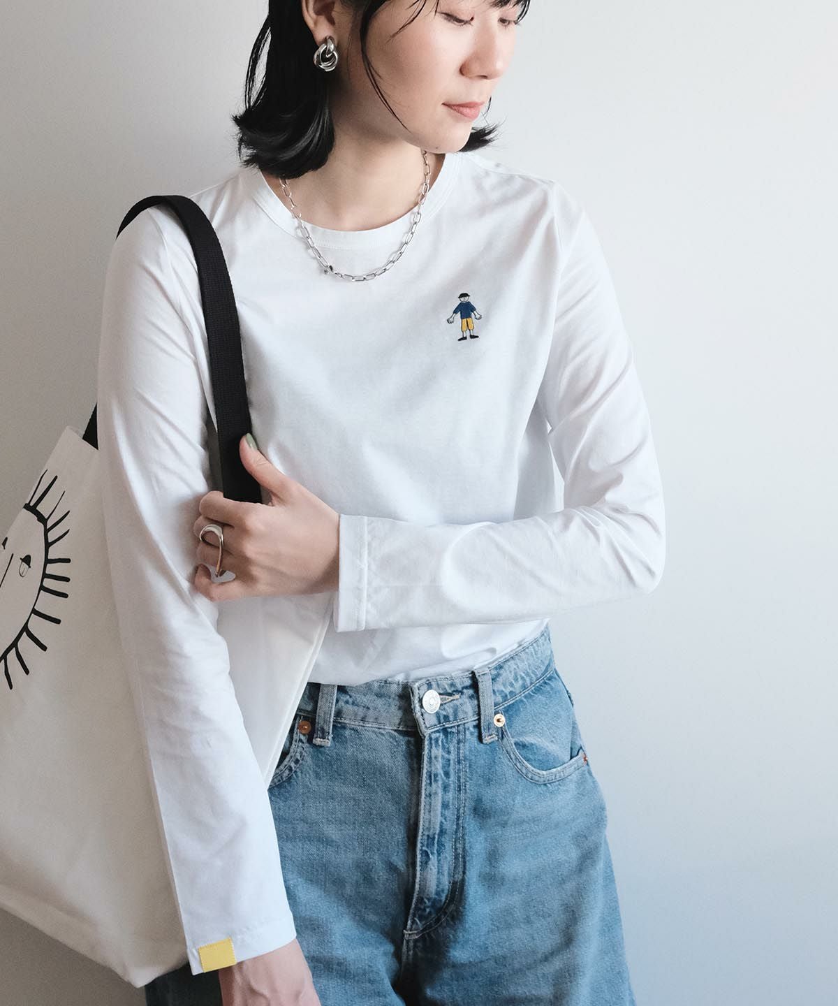 モデル着用画像（ホワイト）