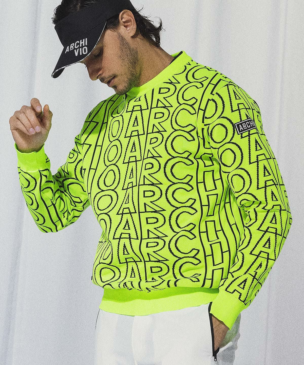 メンズ】ロゴジャカードニットプルオーバー|アルチビオ-アウトレット