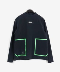 クルーネックタフタプルオーバー（ネイビー）