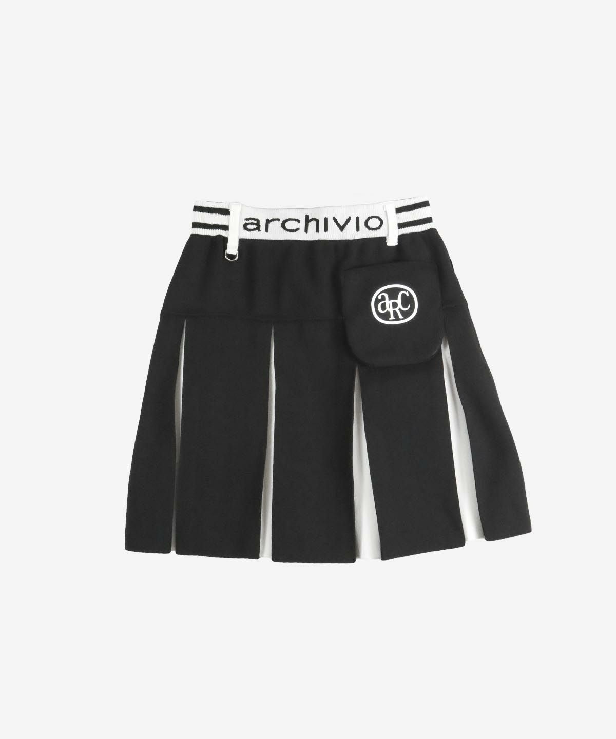 バイカラーニットプリーツスカート|アルチビオ-アウトレット- - ゴルフ