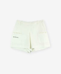 ミニスカ風ショートパンツ（ホワイト）