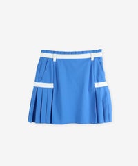 サイドプリーツUVスカート（ブルー）