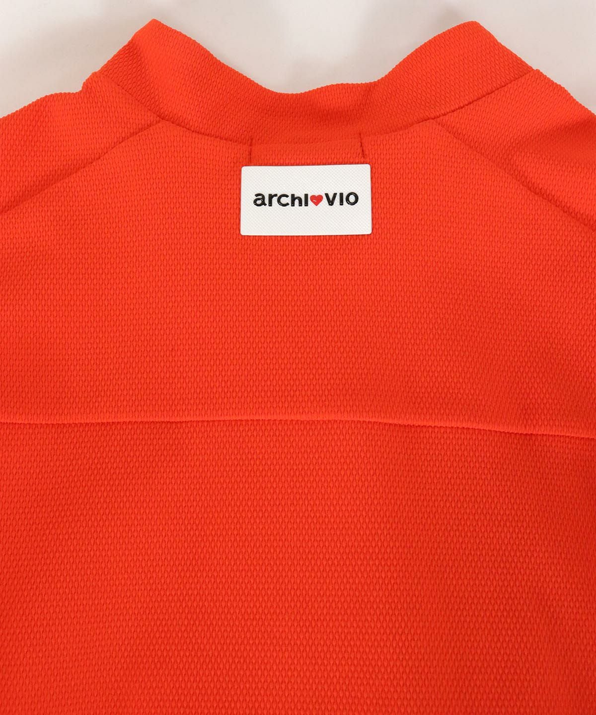 襟元後部分（オレンジ）