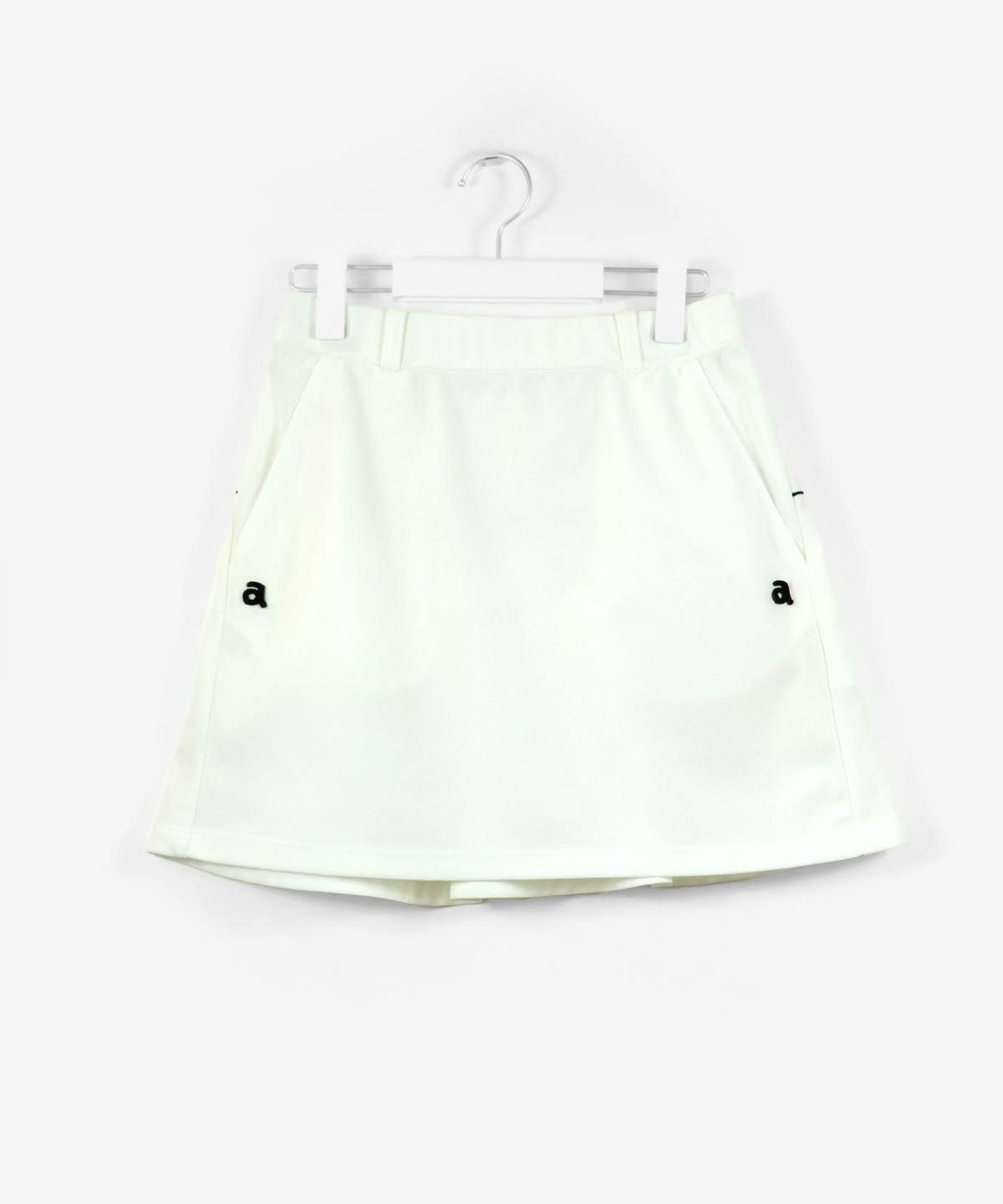 バックフレアスカート（ホワイト）