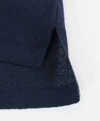 studiopicone-スタジオピッコーネ- コットン混スキッパー衿ニット