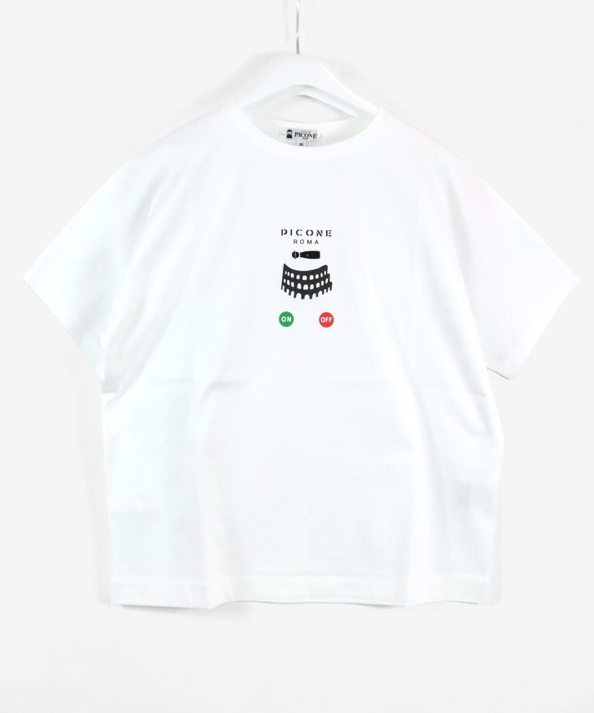 コットン混スパンコール刺繍Tシャツ|スタジオピッコーネ-アウトレット
