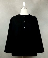 コットン100%冷感ツインセットカーディガン（ブラック）