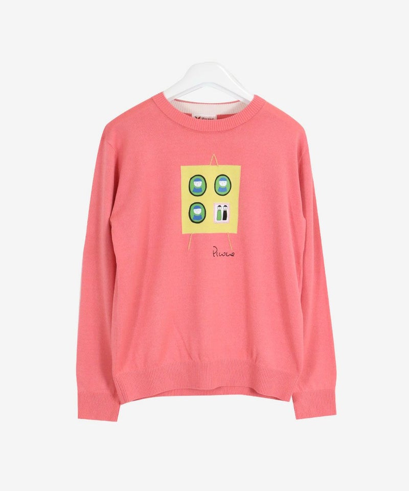 piconeclub-ピッコーネクラブ- コットン混クルーネックニット
