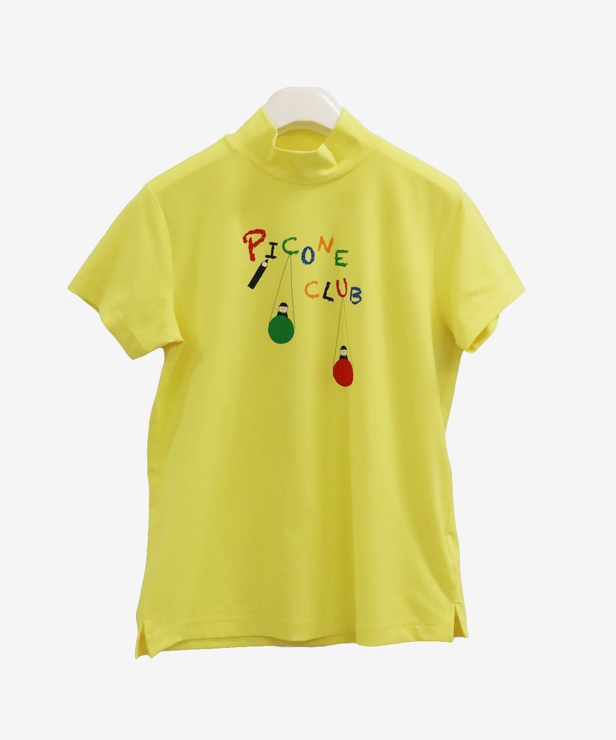 PICONE CLUB 半袖プルオーバー UVカット イエロー UV速乾半袖プルオーバー|ピッコーネクラブ-アウトレット- - ゴルフ