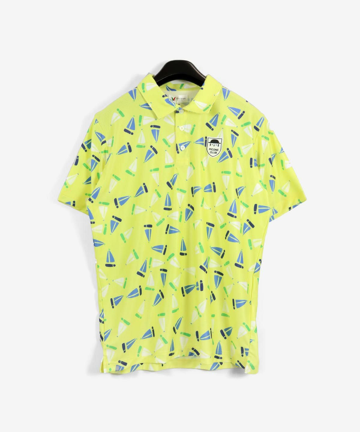00s archive pretty green ユニオンジャック柄 ポロシャツ MEN クラシックピケポロシャツ ホワイト