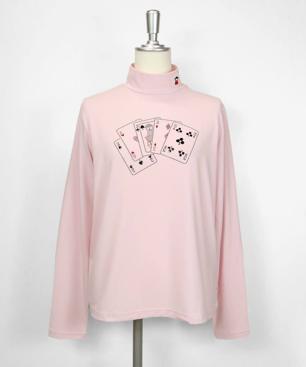 UV冷感トランプ柄ハイネックプルオーバー|ピッコーネクラブ