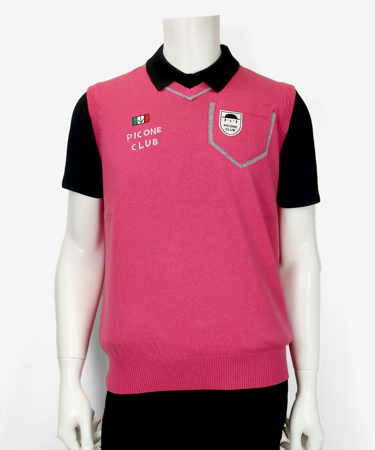 メンズ】Vネックニットベスト|ピッコーネクラブ-アウトレット