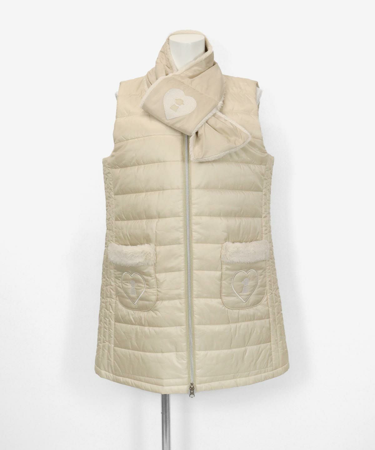 撥水中綿ロングベスト|ピッコーネクラブ-アウトレット- - ゴルフウェア