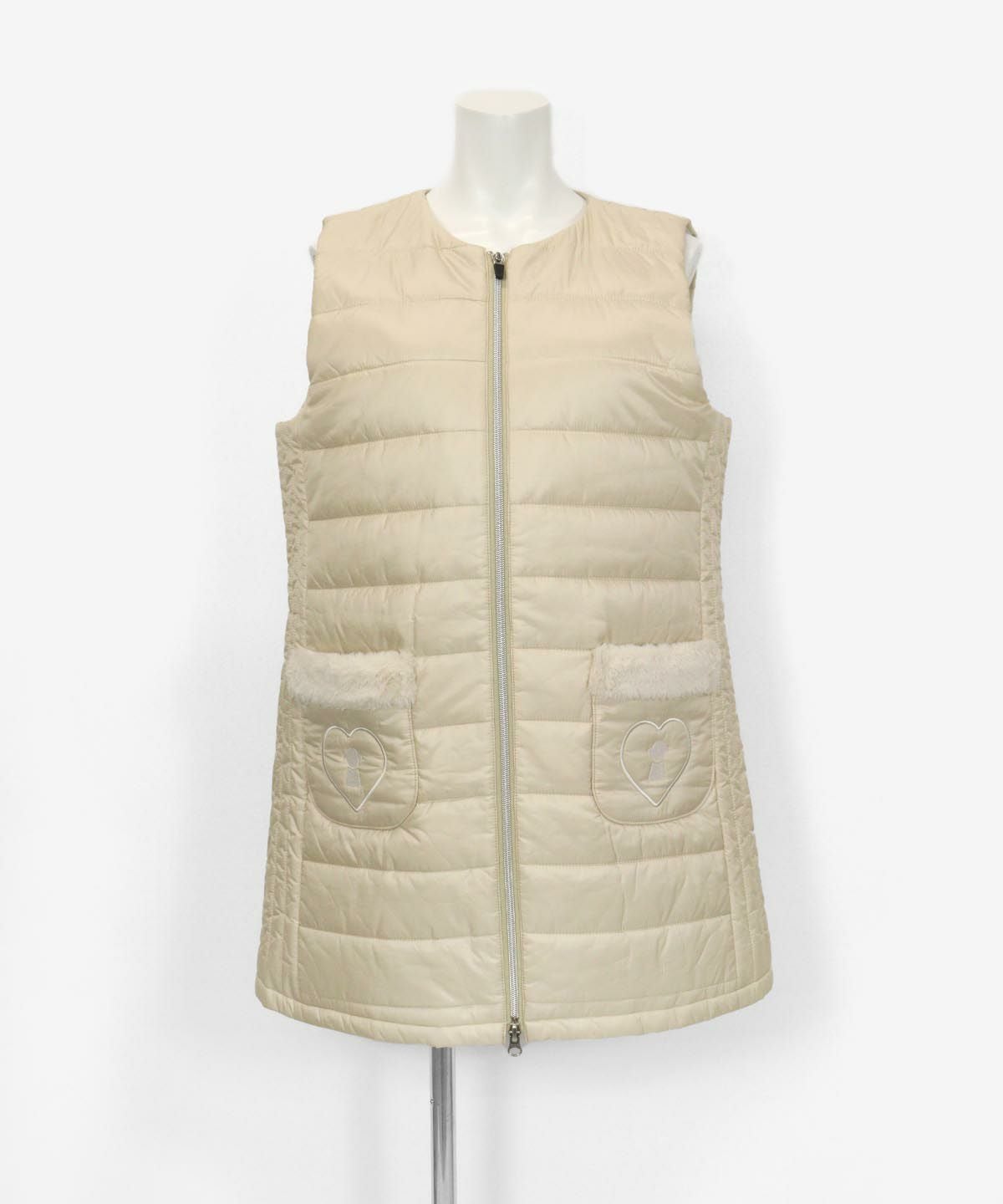 撥水中綿ロングベスト|ピッコーネクラブ-アウトレット- - ゴルフウェア