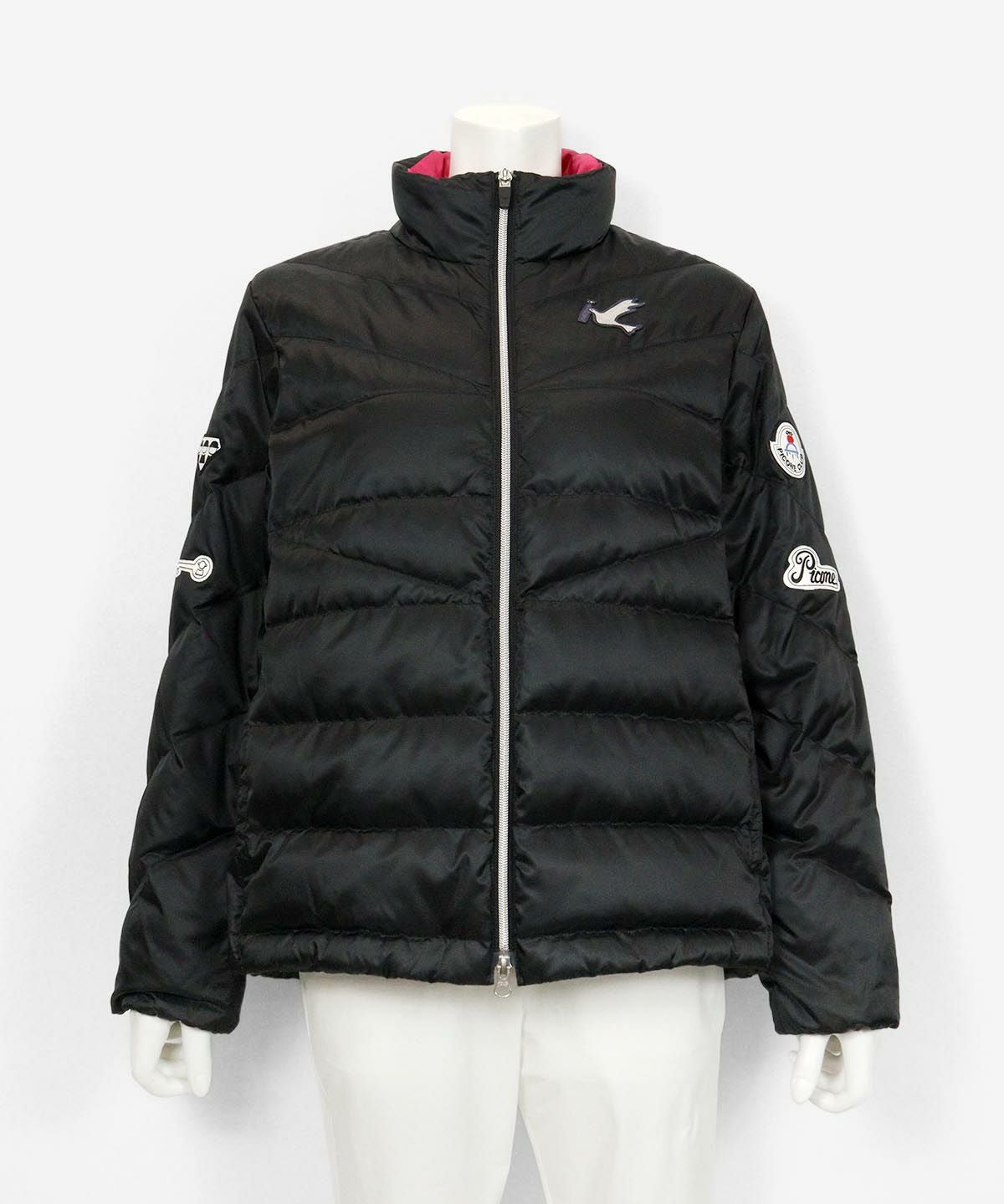 撥水ダウンブルゾン（ブラック）前