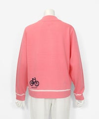 サイクリングモチーフニット後（ピンク）