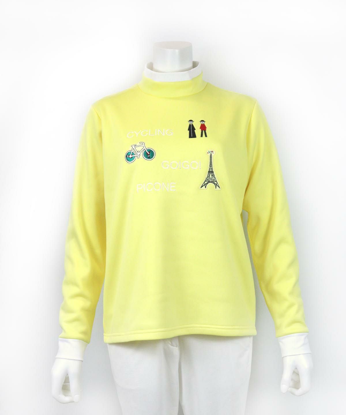 裏起毛刺繍ハイネックプルオーバー|ピッコーネクラブ-アウトレット