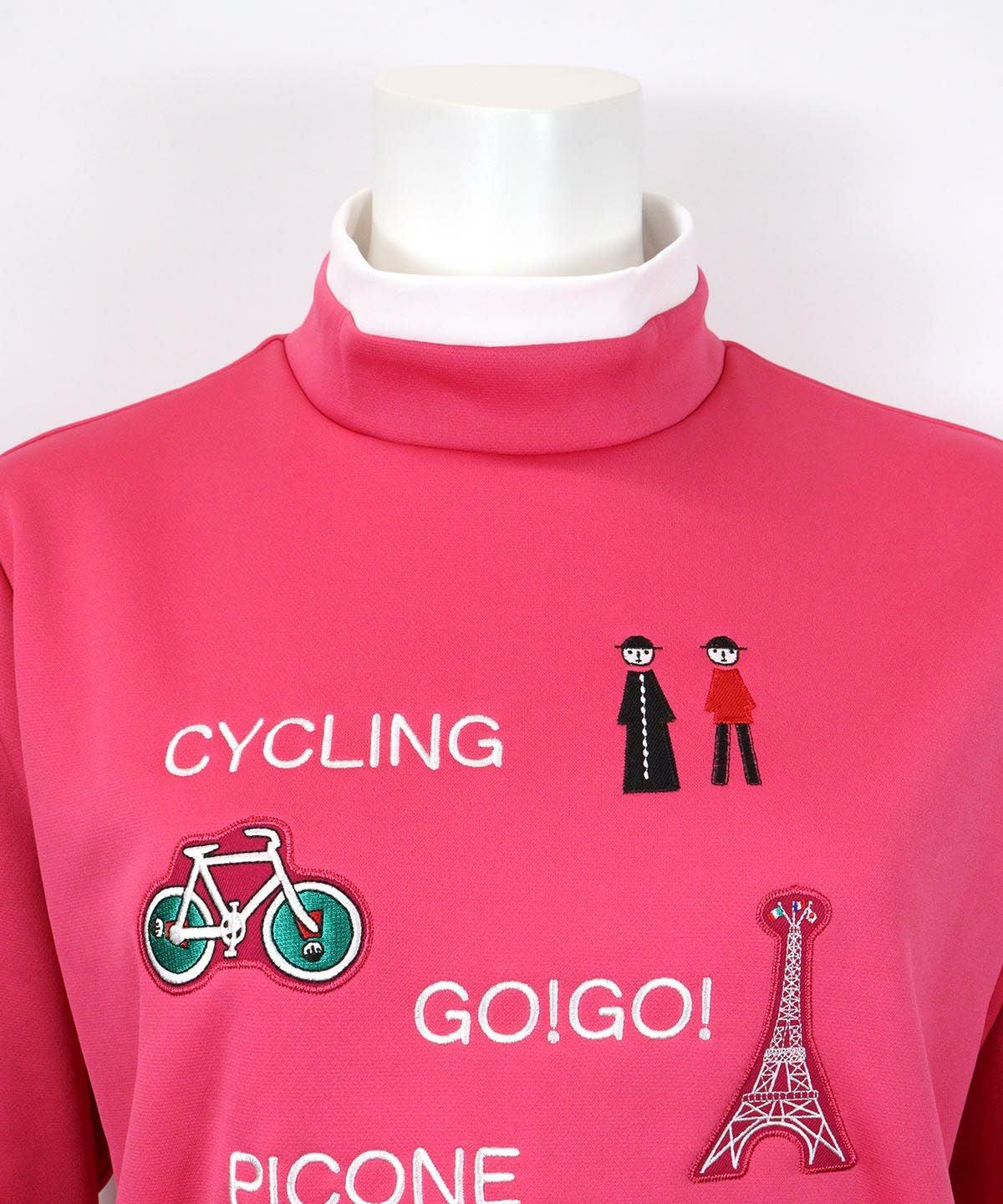 裏起毛刺繍ハイネックプルオーバー|ピッコーネクラブ-アウトレット