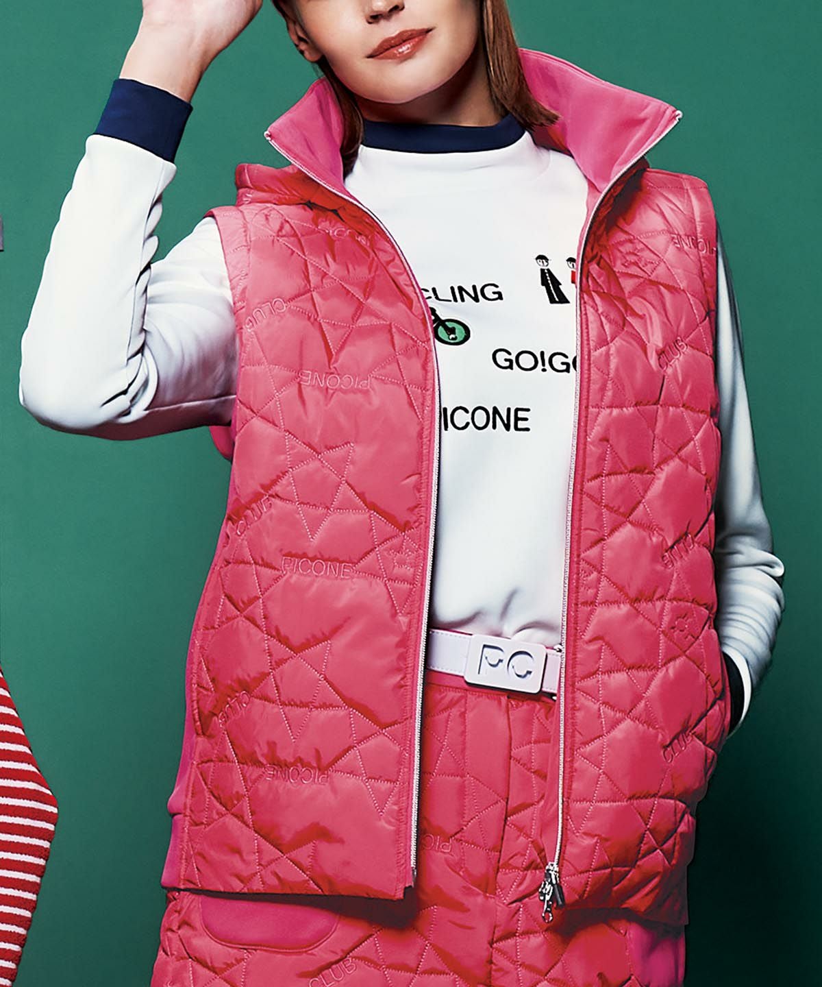 裏起毛刺繍ハイネックプルオーバー|ピッコーネクラブ-アウトレット