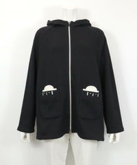 ボンバーヒートジップパーカー（ネイビー）