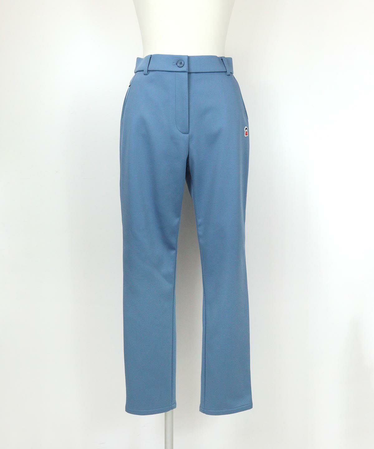 裏起毛パイピングパンツ（ライトブルー）