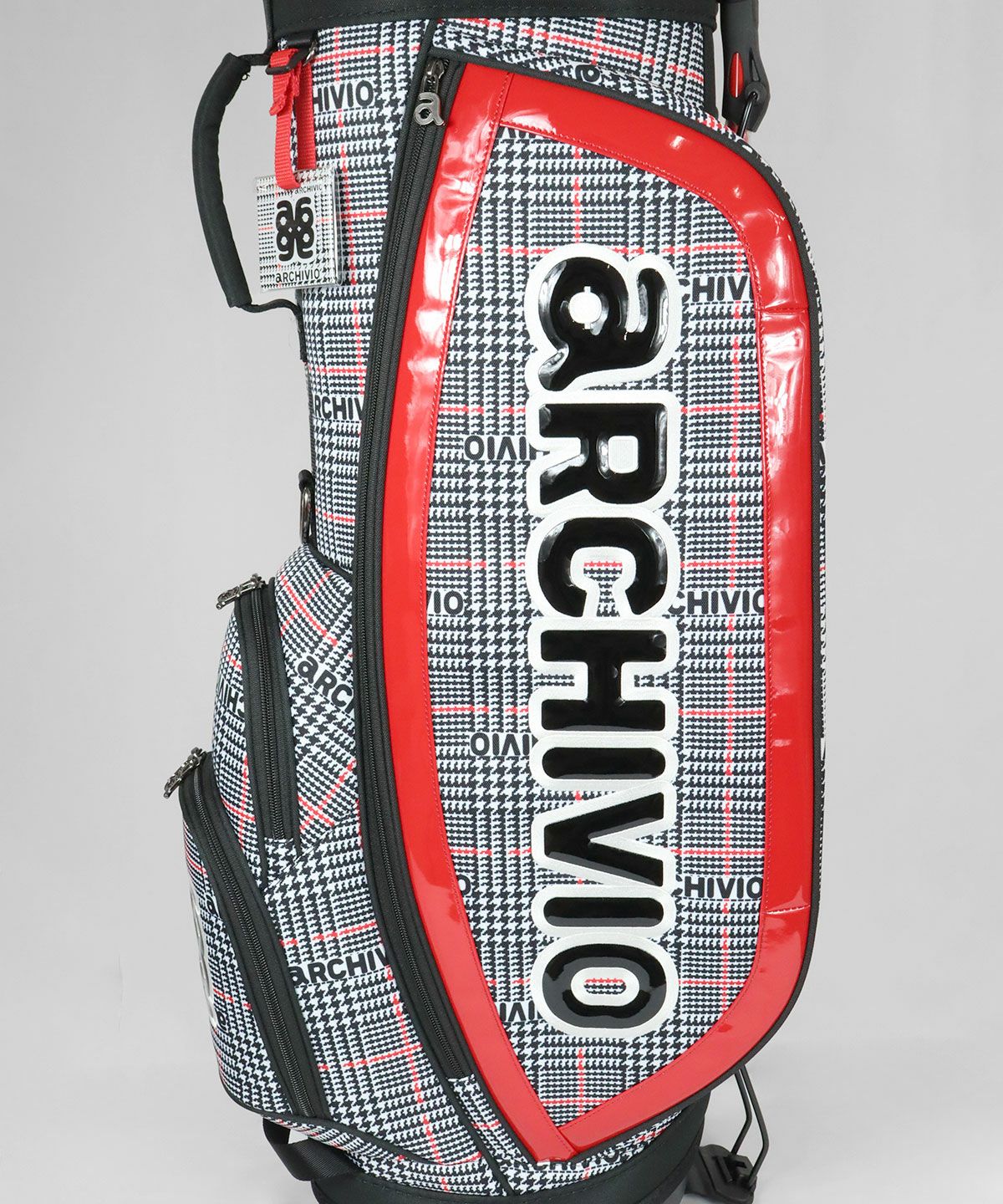 グレンチェック柄キャディバッグ|アルチビオ - ゴルフウェアや婦人服通販