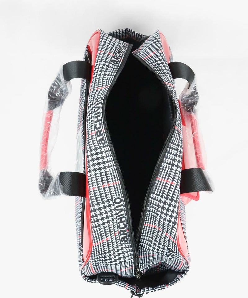 上ファスナー部分（ブラック×レッド）