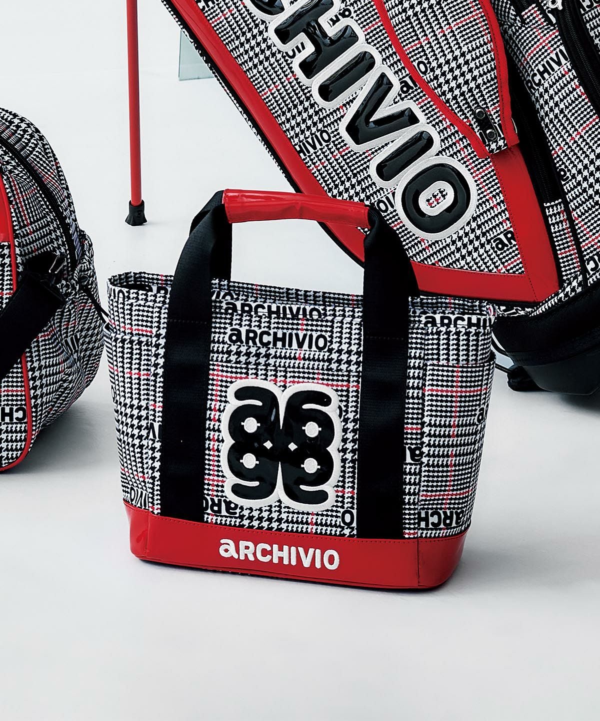 ARCHIVIO グレンチェック柄キャディバッグ archivio｜グレンチェック柄キャディバッグ | Rakuten Fashion(楽天