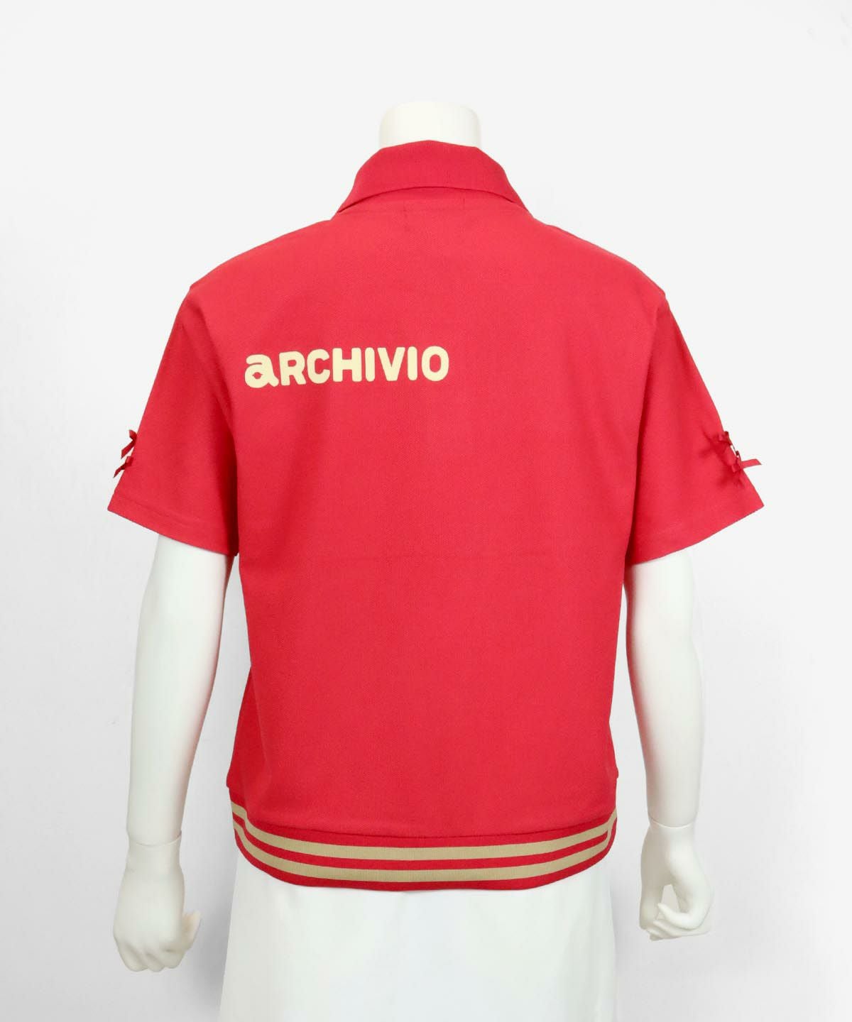 アルチビオ archivio　UVケア 半袖 ポロシャツ UV速乾袖リボン半袖ポロシャツ|アルチビオ-アウトレット- - ゴルフ